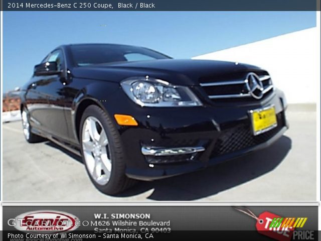2014 Mercedes-Benz C 250 Coupe in Black