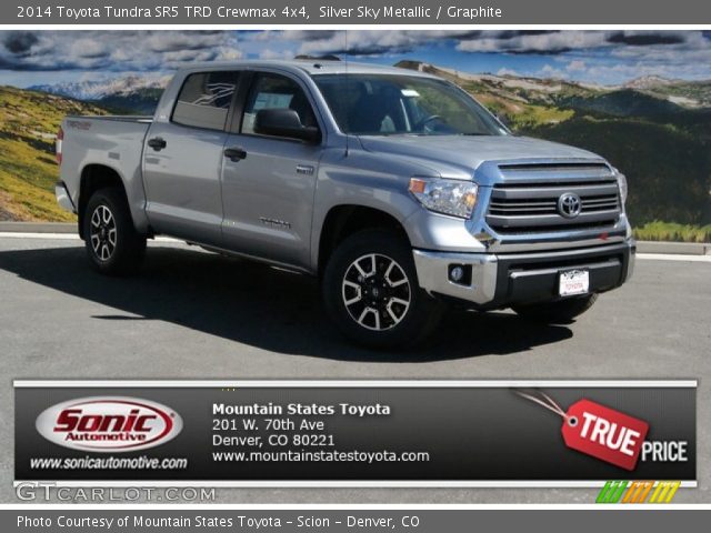 2014 Toyota Tundra SR5 TRD Crewmax 4x4 in Silver Sky Metallic