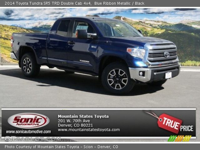2014 Toyota Tundra SR5 TRD Double Cab 4x4 in Blue Ribbon Metallic