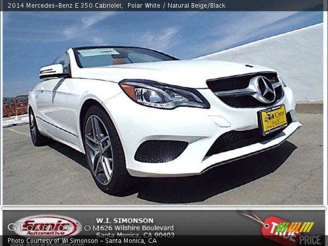 2014 Mercedes-Benz E 350 Cabriolet in Polar White