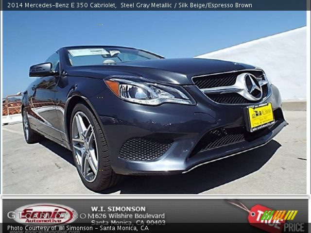 2014 Mercedes-Benz E 350 Cabriolet in Steel Gray Metallic