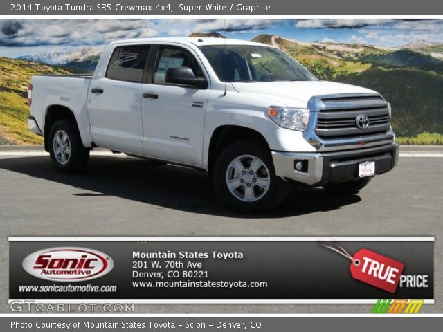 2014 Toyota Tundra SR5 Crewmax 4x4 in Super White