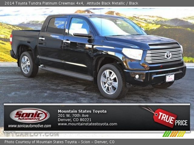 2014 Toyota Tundra Platinum Crewmax 4x4 in Attitude Black Metallic