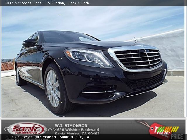 2014 Mercedes-Benz S 550 Sedan in Black