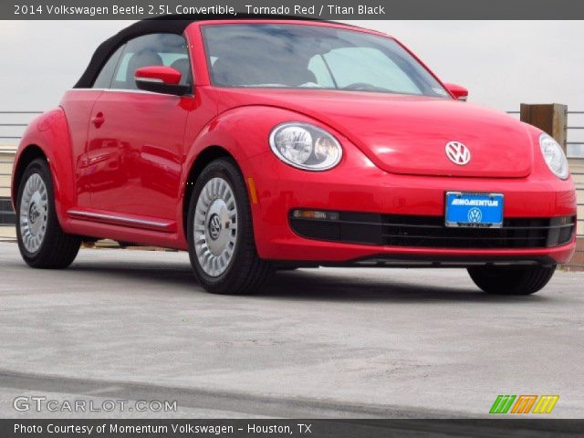 2014 Volkswagen Beetle 2.5L Convertible in Tornado Red