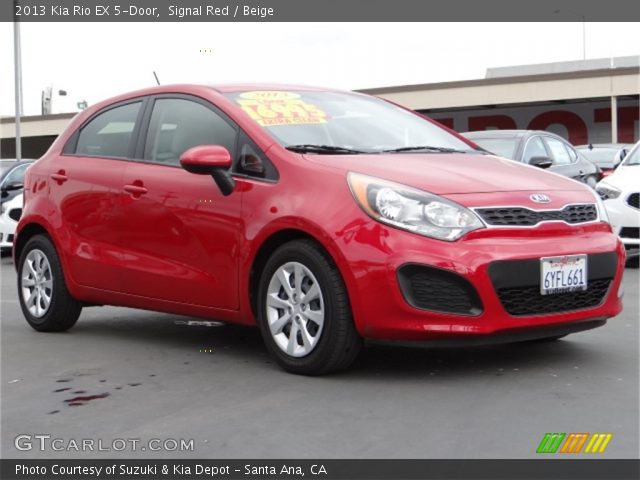 2013 Kia Rio EX 5-Door in Signal Red