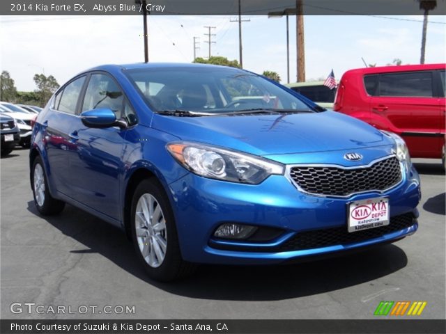 2014 Kia Forte EX in Abyss Blue