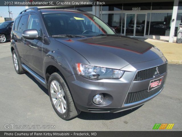 2012 Mitsubishi Outlander SE in Graphite Gray Metallic