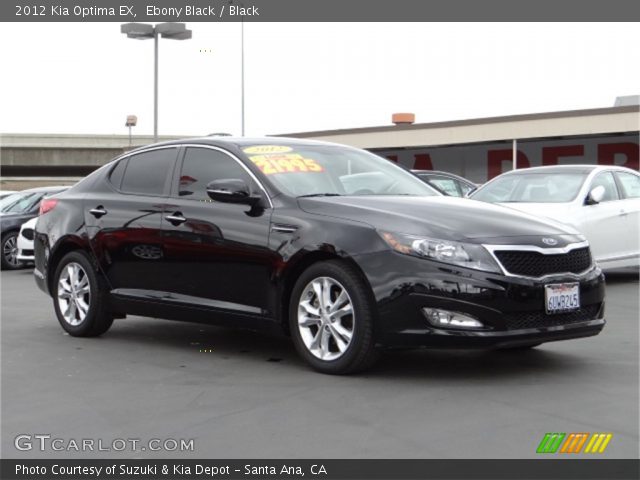 2012 Kia Optima EX in Ebony Black