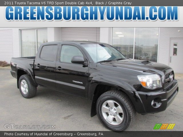 2011 Toyota Tacoma V6 TRD Sport Double Cab 4x4 in Black