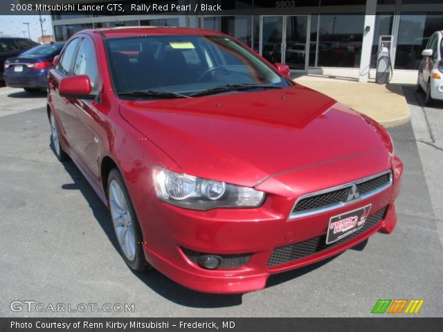 2008 Mitsubishi Lancer GTS in Rally Red Pearl