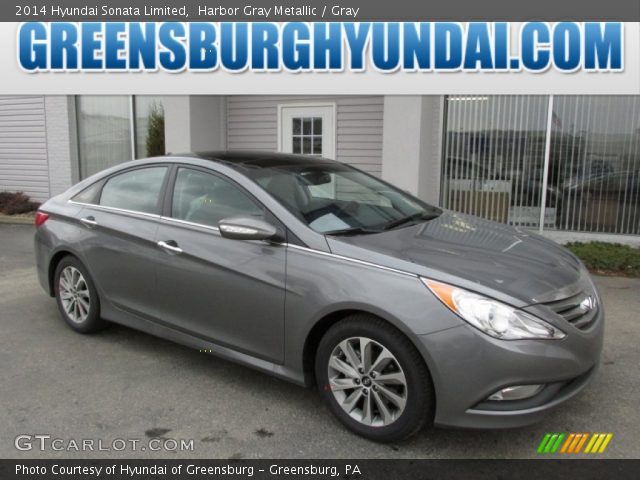 2014 Hyundai Sonata Limited in Harbor Gray Metallic