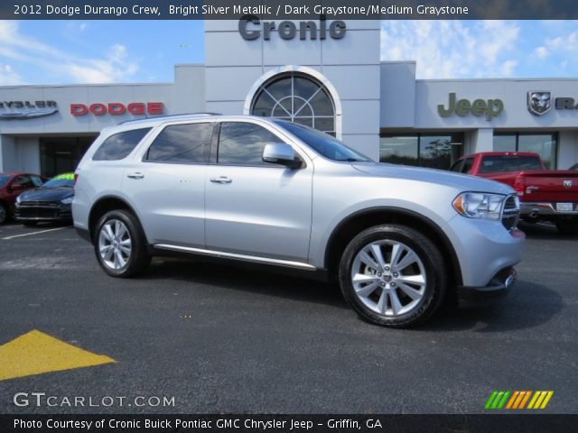 2012 Dodge Durango Crew in Bright Silver Metallic