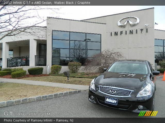 2012 Infiniti G 37 x AWD Sedan in Malbec Black