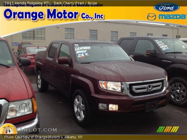 2011 Honda Ridgeline RTL in Dark Cherry Pearl