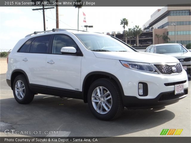 2015 Kia Sorento LX AWD in Snow White Pearl
