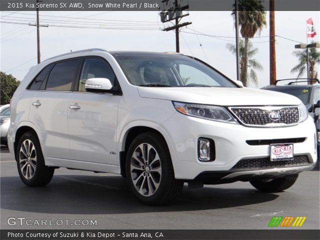 2015 Kia Sorento SX AWD in Snow White Pearl