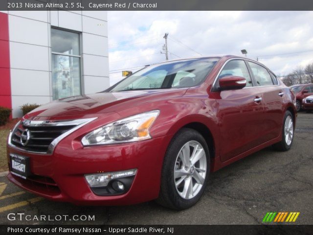 2013 Nissan Altima 2.5 SL in Cayenne Red