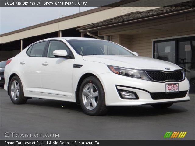 2014 Kia Optima LX in Snow White Pearl
