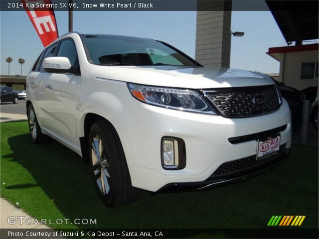 2014 Kia Sorento SX V6 in Snow White Pearl