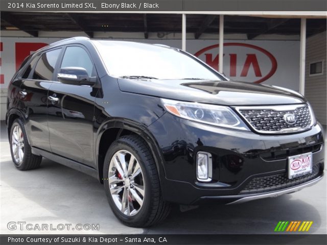 2014 Kia Sorento Limited SXL in Ebony Black