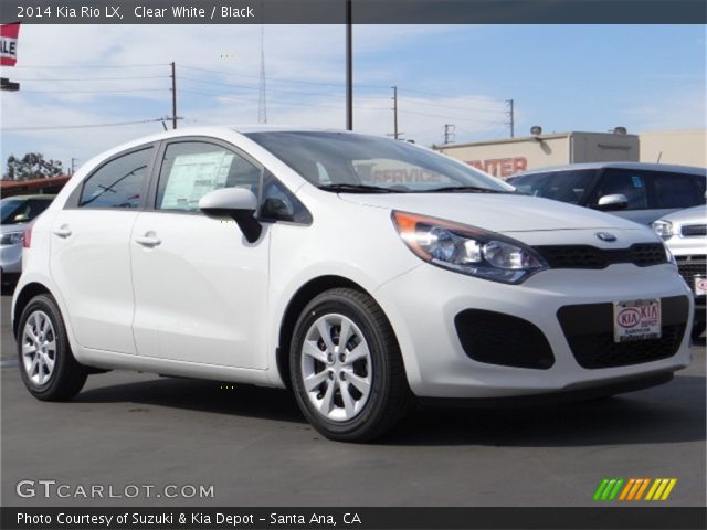 2014 Kia Rio LX in Clear White