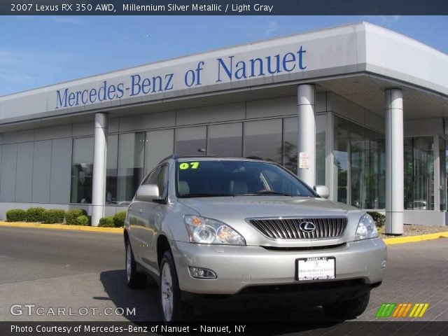 2007 Lexus RX 350 AWD in Millennium Silver Metallic