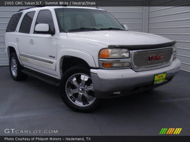 2003 GMC Yukon SLT in Summit White