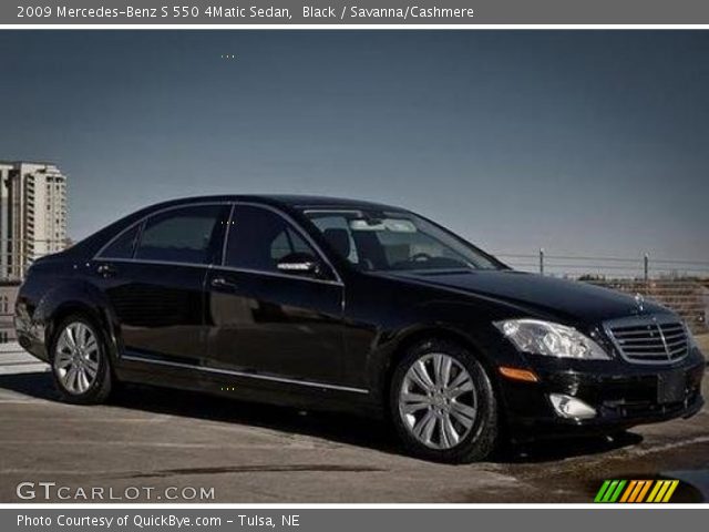 2009 Mercedes-Benz S 550 4Matic Sedan in Black