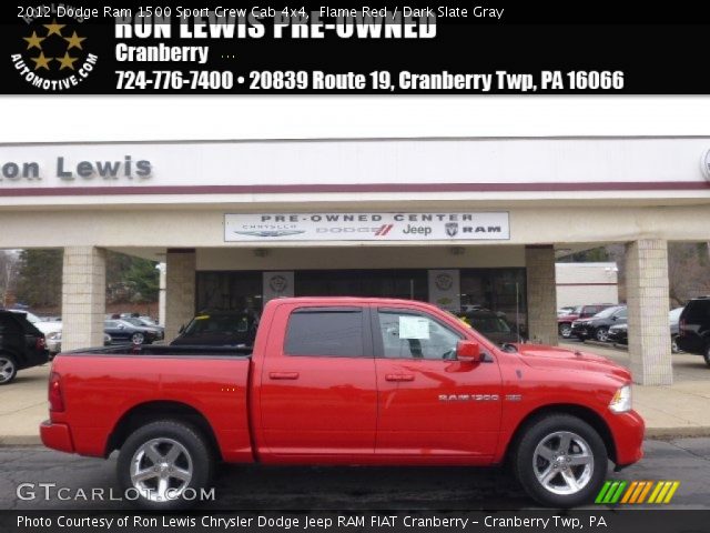 2012 Dodge Ram 1500 Sport Crew Cab 4x4 in Flame Red