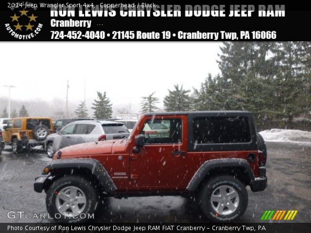 2014 Jeep Wrangler Sport 4x4 in Copperhead