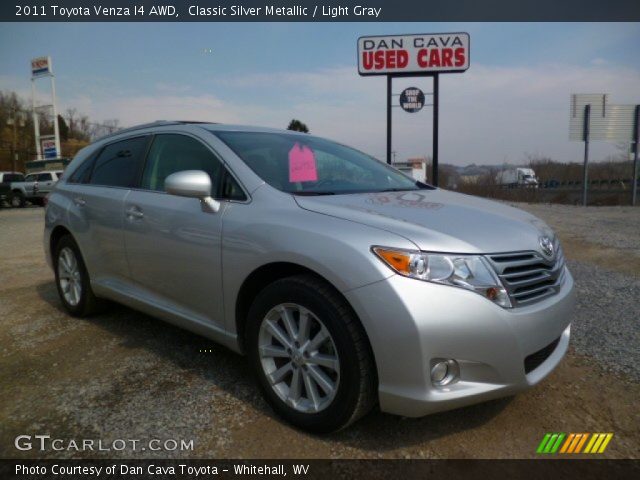 2011 Toyota Venza I4 AWD in Classic Silver Metallic