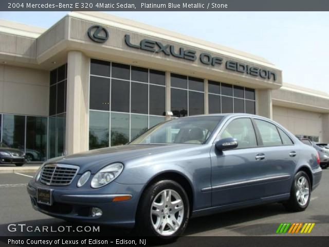 2004 Mercedes-Benz E 320 4Matic Sedan in Platinum Blue Metallic