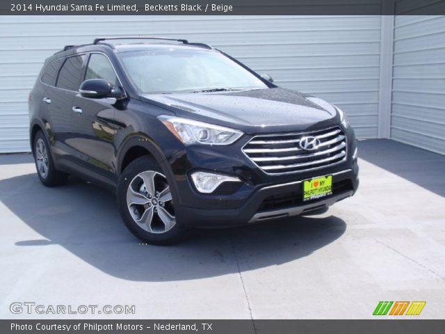 2014 Hyundai Santa Fe Limited in Becketts Black