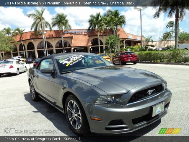2014 Ford Mustang V6 Premium Convertible in Sterling Gray
