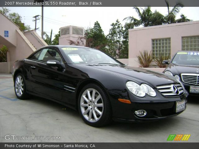 2007 Mercedes-Benz SL 550 Roadster in Black