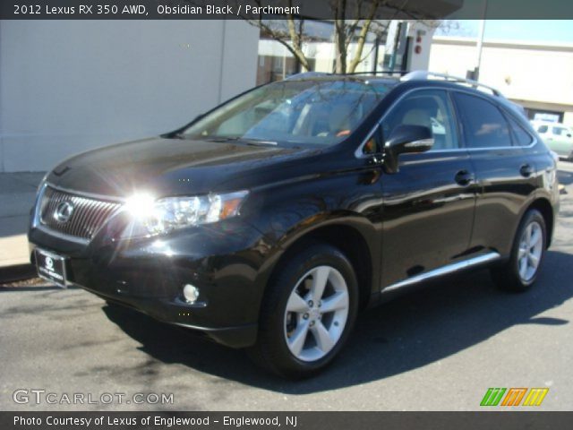 2012 Lexus RX 350 AWD in Obsidian Black