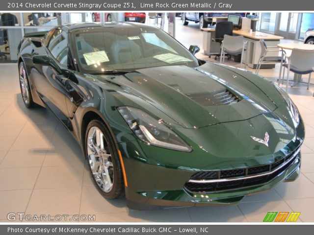 2014 Chevrolet Corvette Stingray Coupe Z51 in Lime Rock Green Metallic