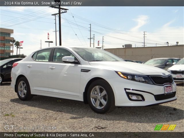 2014 Kia Optima LX in Snow White Pearl
