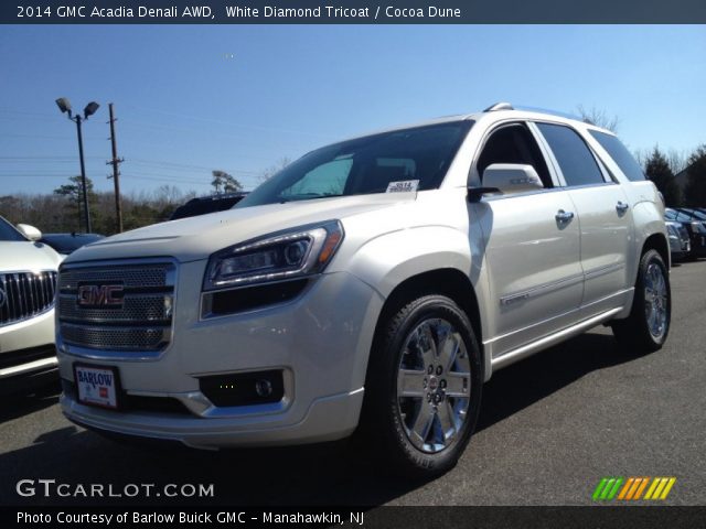 2014 GMC Acadia Denali AWD in White Diamond Tricoat