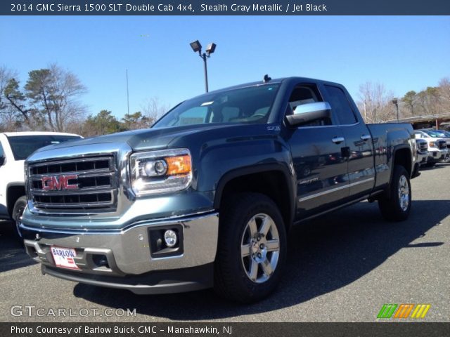 2014 GMC Sierra 1500 SLT Double Cab 4x4 in Stealth Gray Metallic