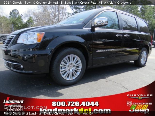 2014 Chrysler Town & Country Limited in Brilliant Black Crystal Pearl