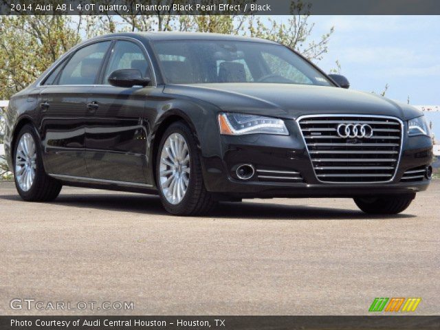 2014 Audi A8 L 4.0T quattro in Phantom Black Pearl Effect