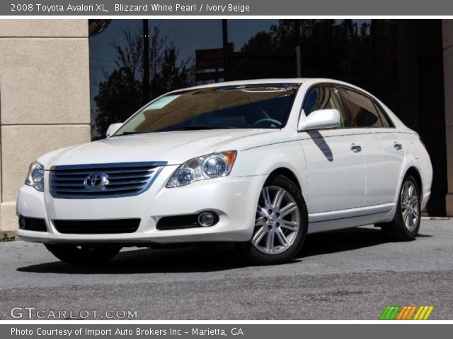 2008 Toyota Avalon XL in Blizzard White Pearl