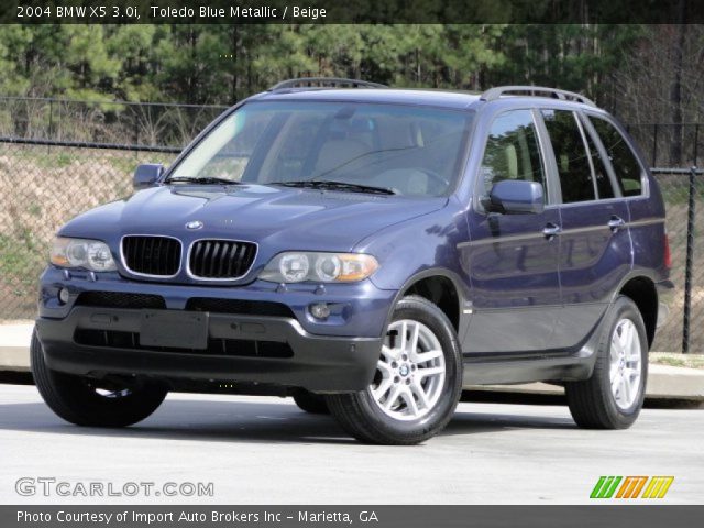 2004 BMW X5 3.0i in Toledo Blue Metallic