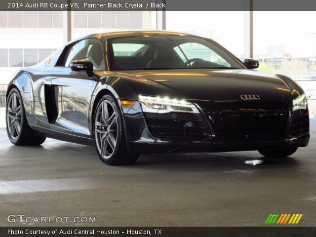 2014 Audi R8 Coupe V8 in Panther Black Crystal