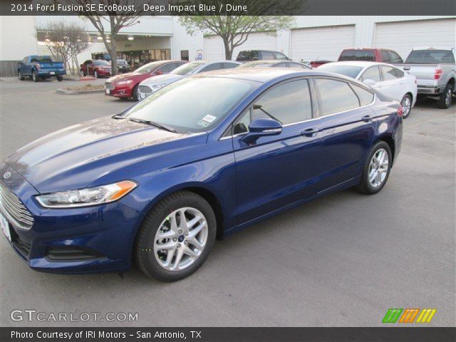 2014 Ford Fusion SE EcoBoost in Deep Impact Blue