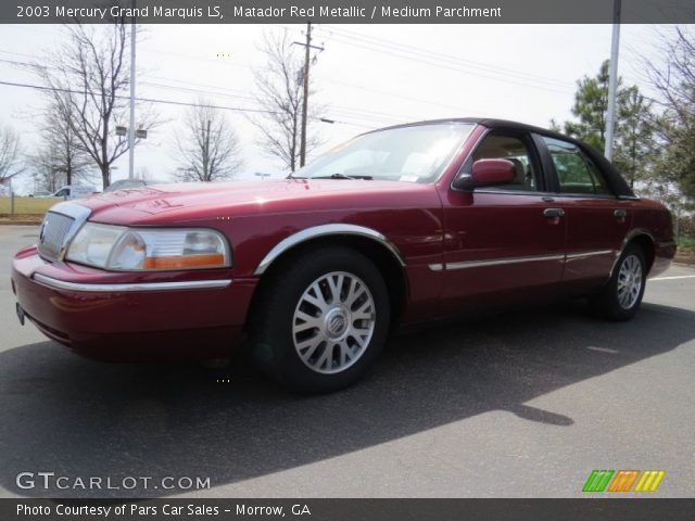 2003 Mercury Grand Marquis LS in Matador Red Metallic