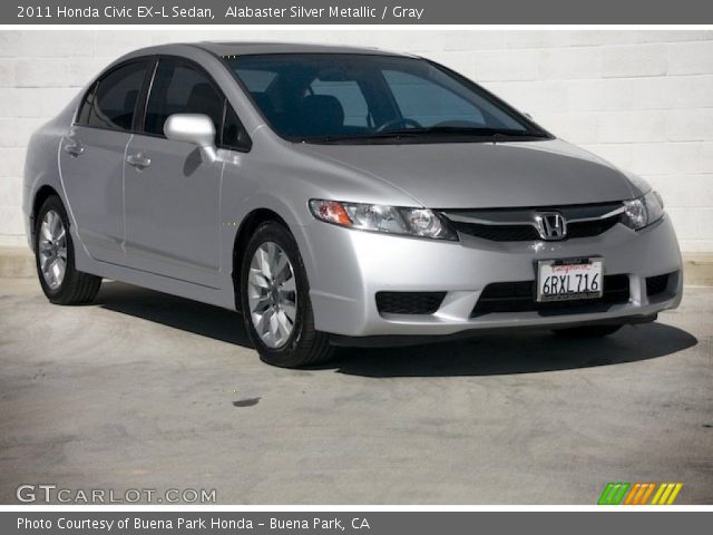 2011 Honda Civic EX-L Sedan in Alabaster Silver Metallic