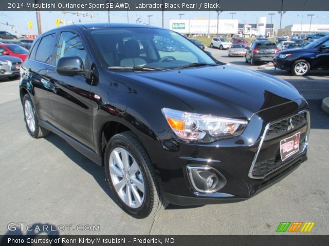 2014 Mitsubishi Outlander Sport SE AWD in Labrador Black Pearl